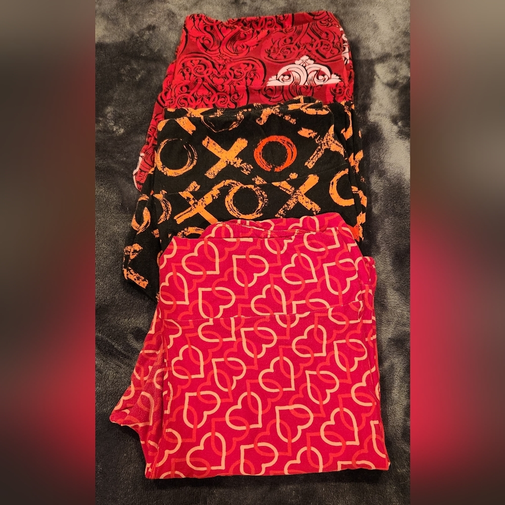 Lularoe Valentine's Legging Bundle